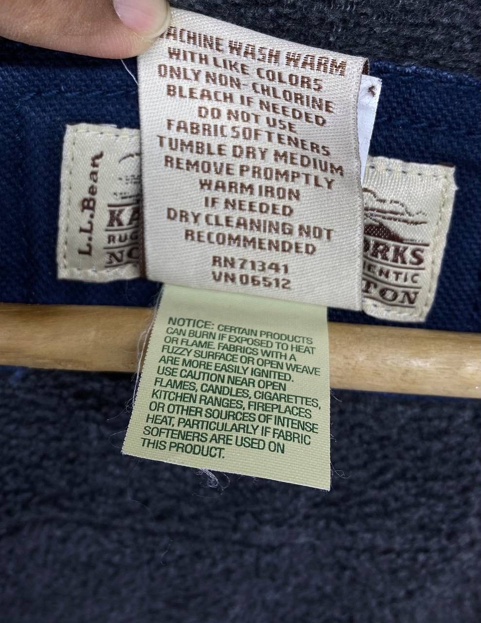 L.L. Bean Vintage L.L. Bean Workwear Button Up Denim Jacket Size US L / EU 52-54 / 3 - 9 Thumbnail