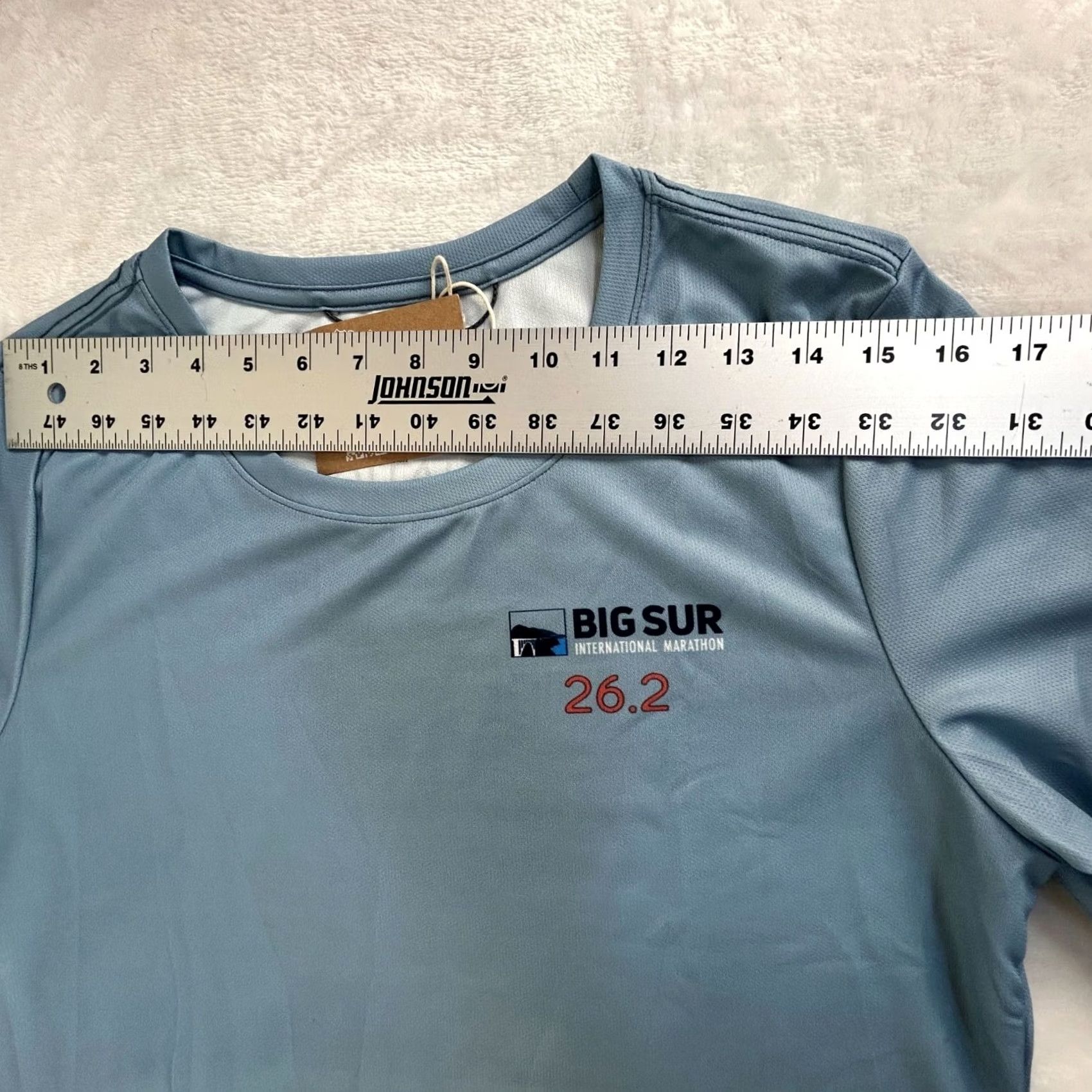 Vintage Recover Big Sur International Marathon 26.2 Blue Running Shirt Womens Large New Size L / US 10 / IT 46 - 6 Thumbnail