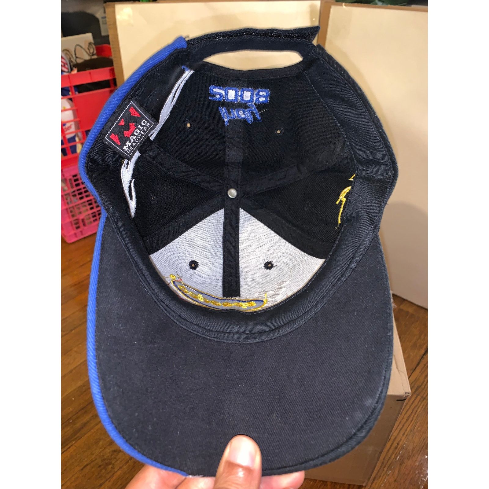 Other Speedco Racing Hat Indy 2008 Flame Black Blue Strapback Size ONE SIZE - 5 Thumbnail
