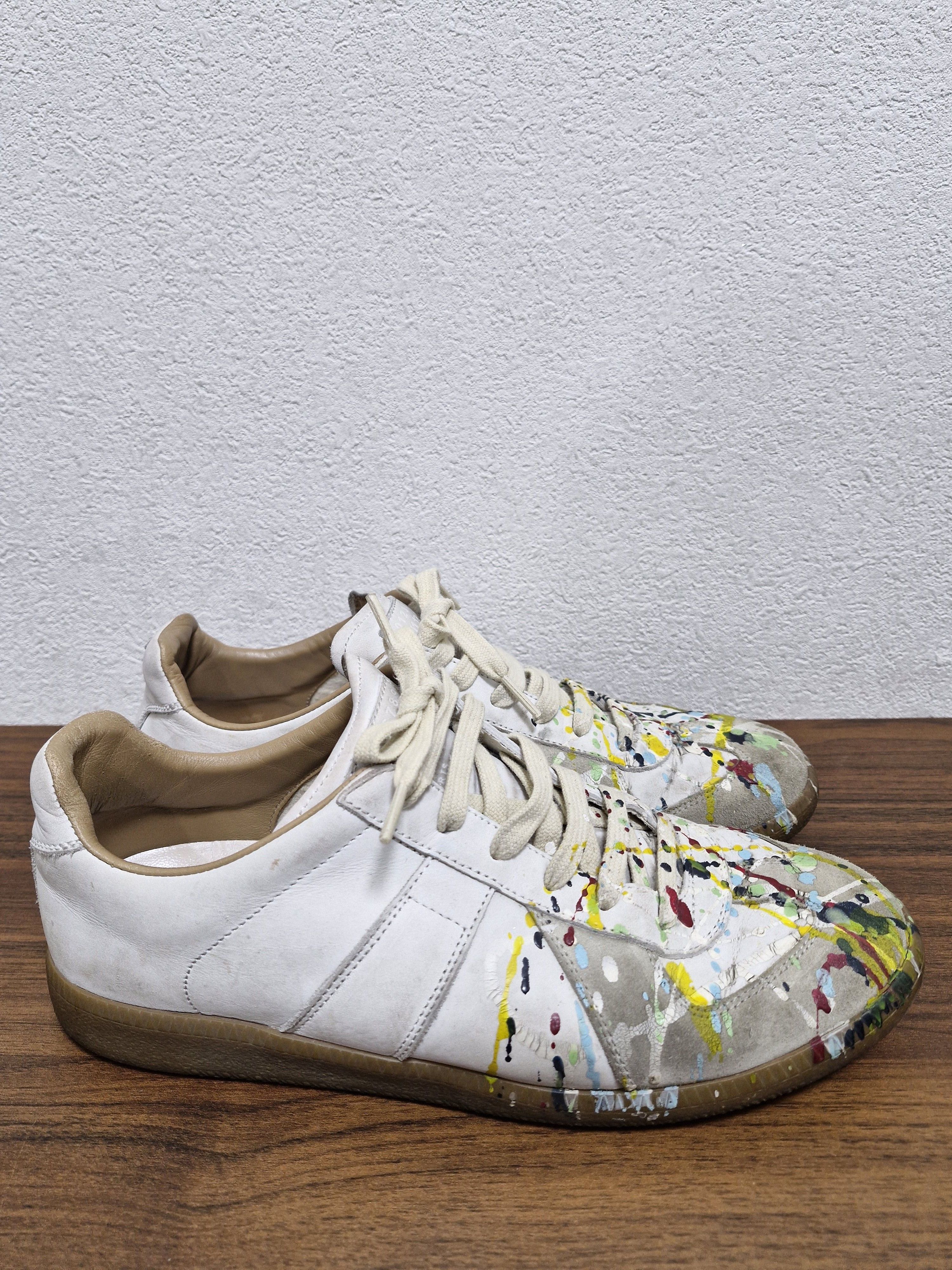 Maison Margiela MAISON MARGIELA Paint Splatter GATs Size US 8 / EU 41 - 3 Thumbnail
