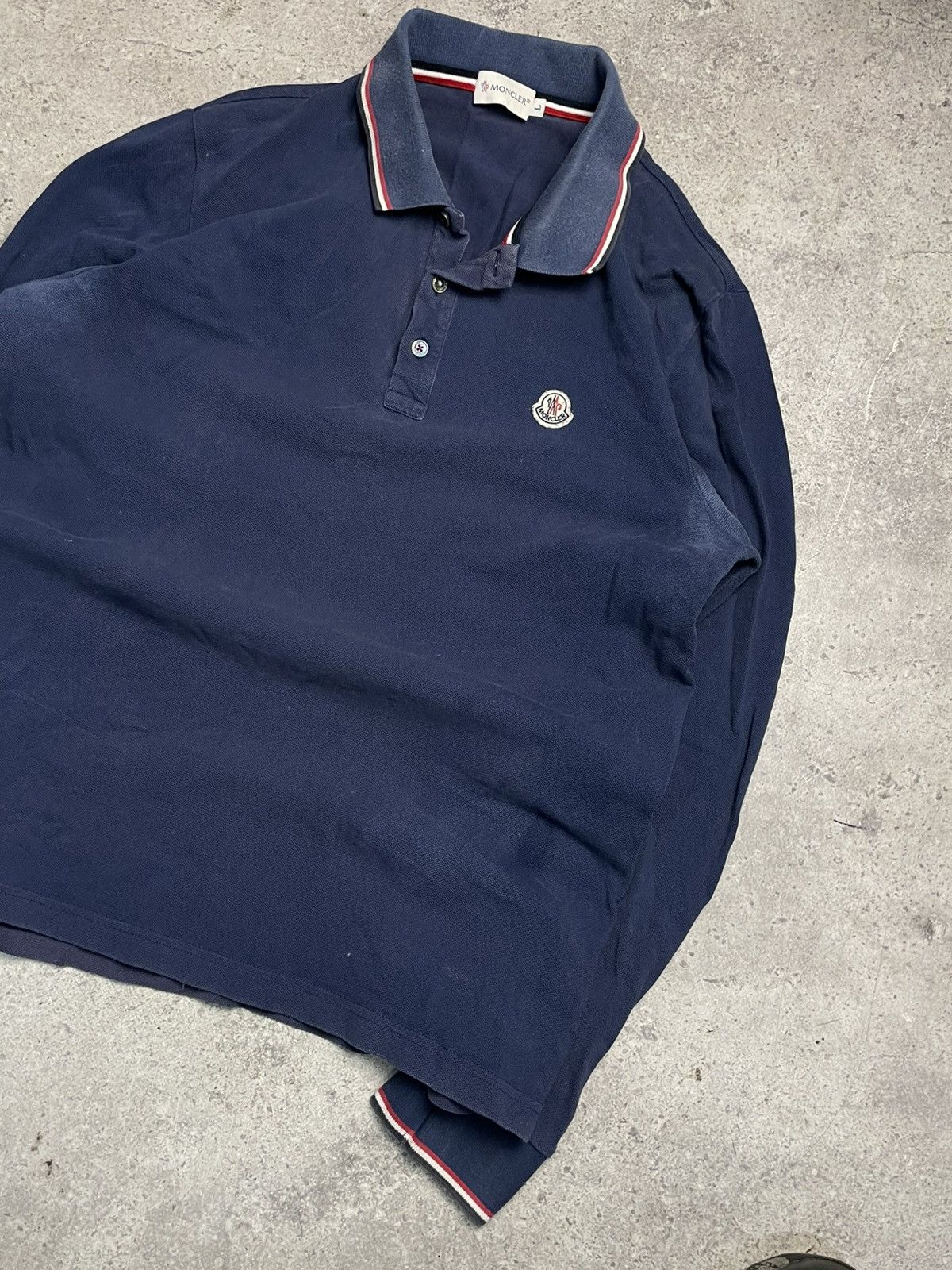 Moncler Moncler Polo Long sleeve Size US L / EU 52-54 / 3 - 2 Thumbnail