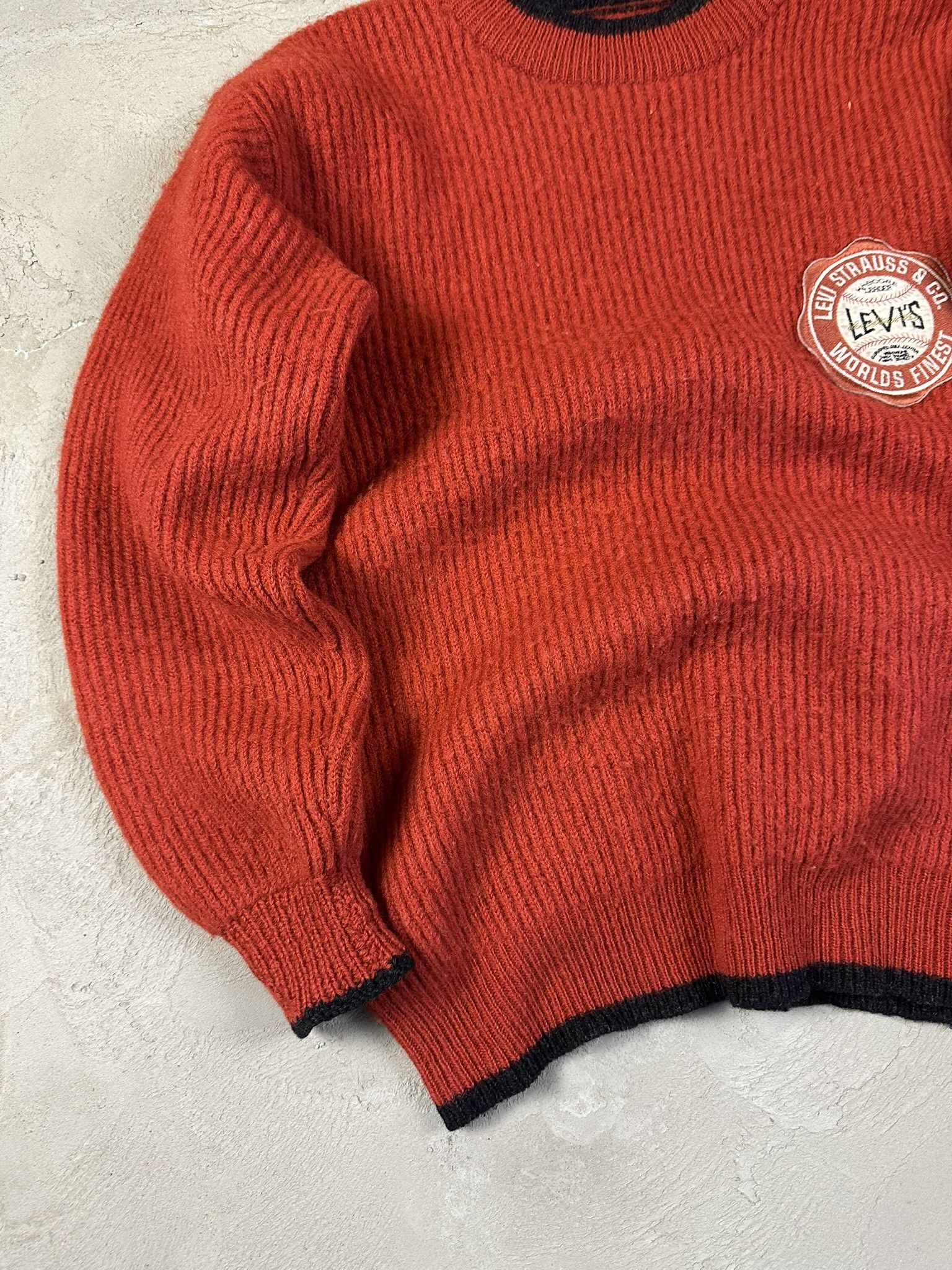 Levi's 90s Vintage Levi's Wool Knit Boxy Sweater Size US M / EU 48-50 / 2 - 4 Thumbnail