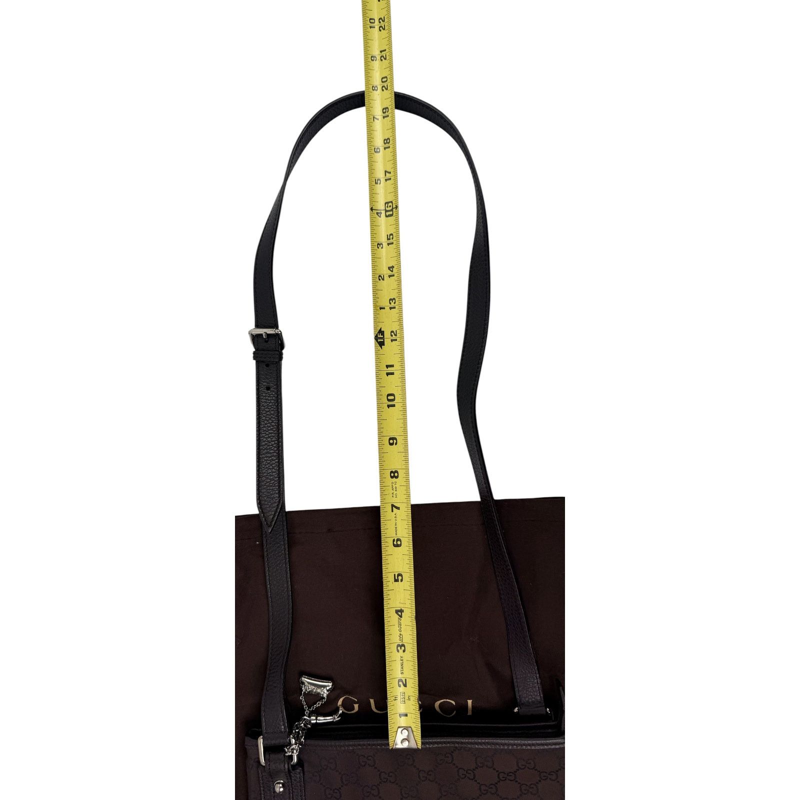 Gucci Gucci Monogram Jolicoeur Charm Messenger Crossbody brown bag Size ONE SIZE - 7 Thumbnail