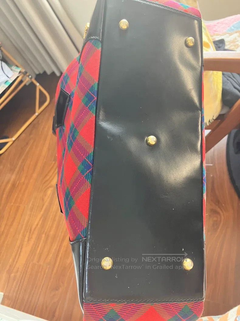 Vivienne Westwood Vivienne Westwood size os Red plaid bowling bag Size ONE SIZE - 4 Thumbnail