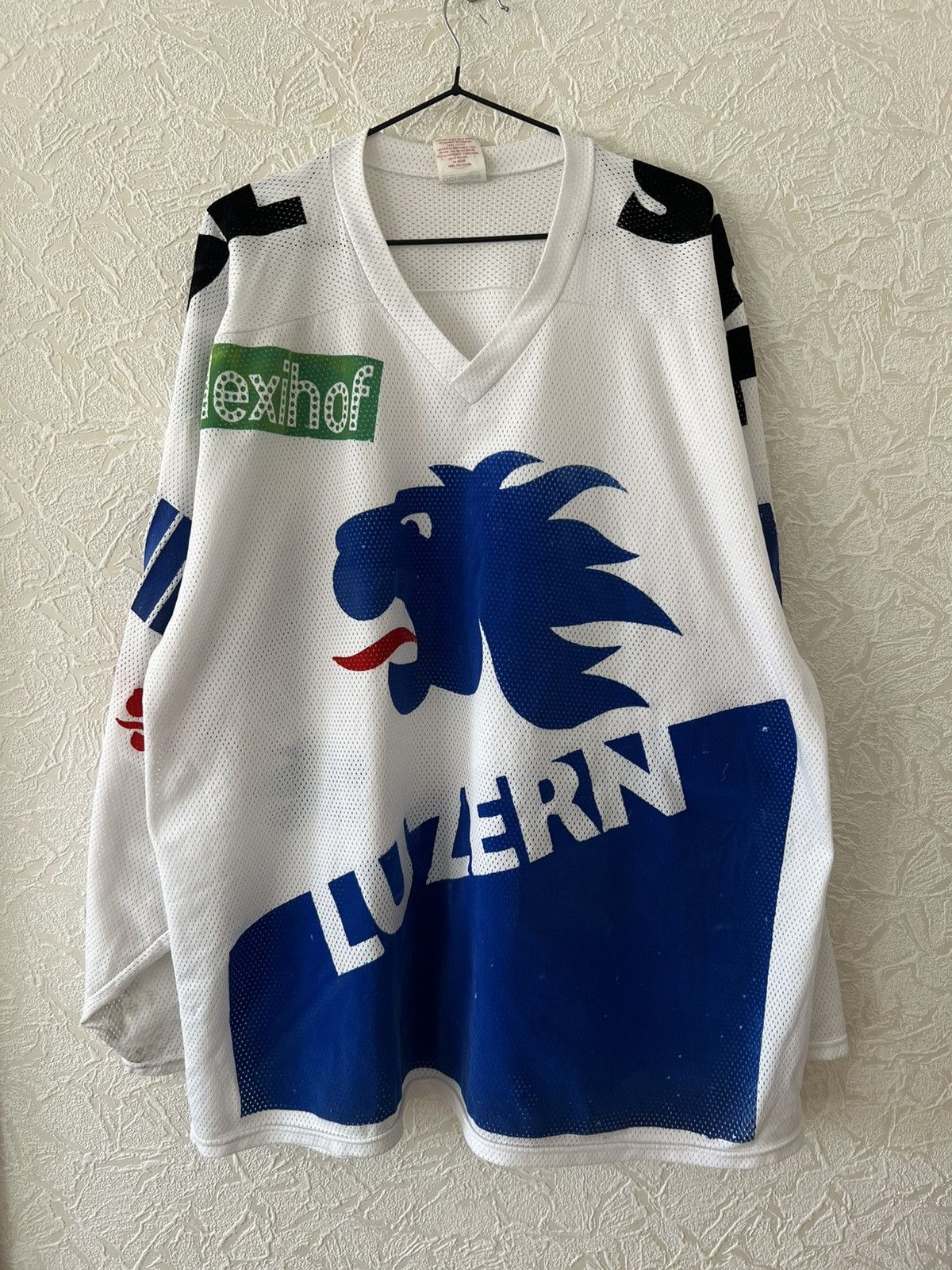 Vintage Vintage Luzern 90s Ice Hockey jersey shirt trikot swiss XL Size US XL / EU 56 / 4 - 2 Thumbnail
