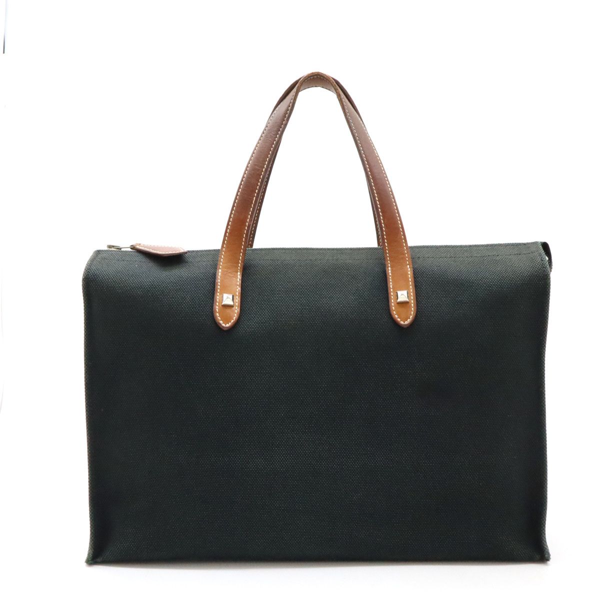 Hermes Hermes Canvas/Leather Cabas Mila PM Tote Bag Canvas Tote
