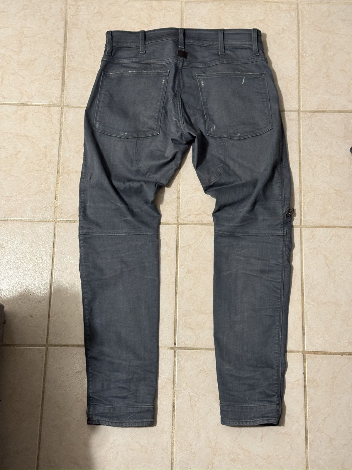 G-Star G-Star Grey 5620 3D Zip Knee Denim Size US 32 / EU 48 - 2 Thumbnail