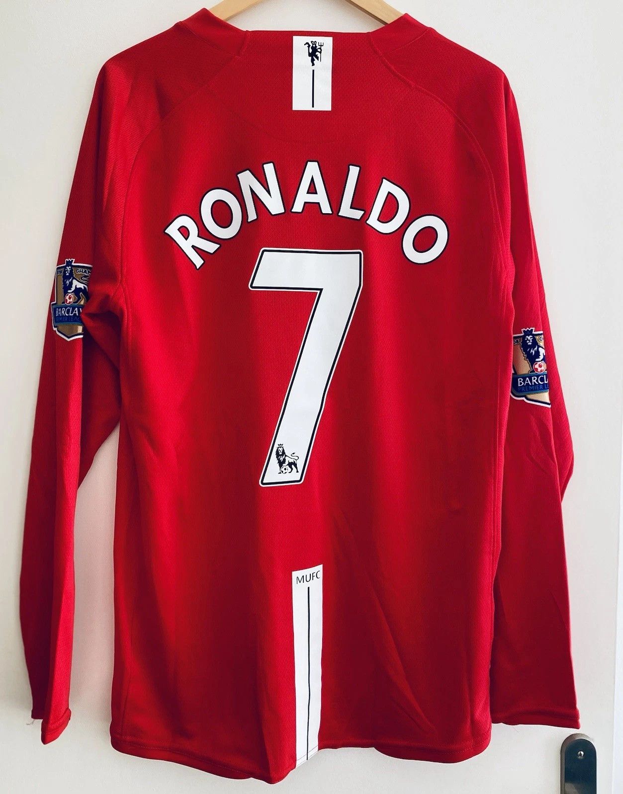 Other Manchester United 2007/08 Ronaldo 7 retro Football Jersey Size US L / EU 52-54 / 3 - 1 Thumbnail