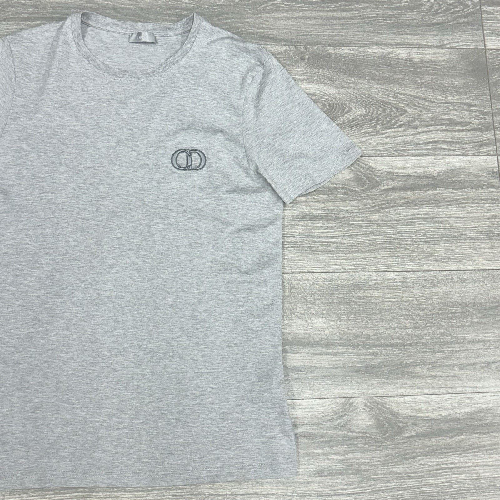 Dior Dior CD Icon Logo Cotton T-Shirt ' Grey ' | GREAT CONDITION! Size US L / EU 52-54 / 3 - 3 Thumbnail