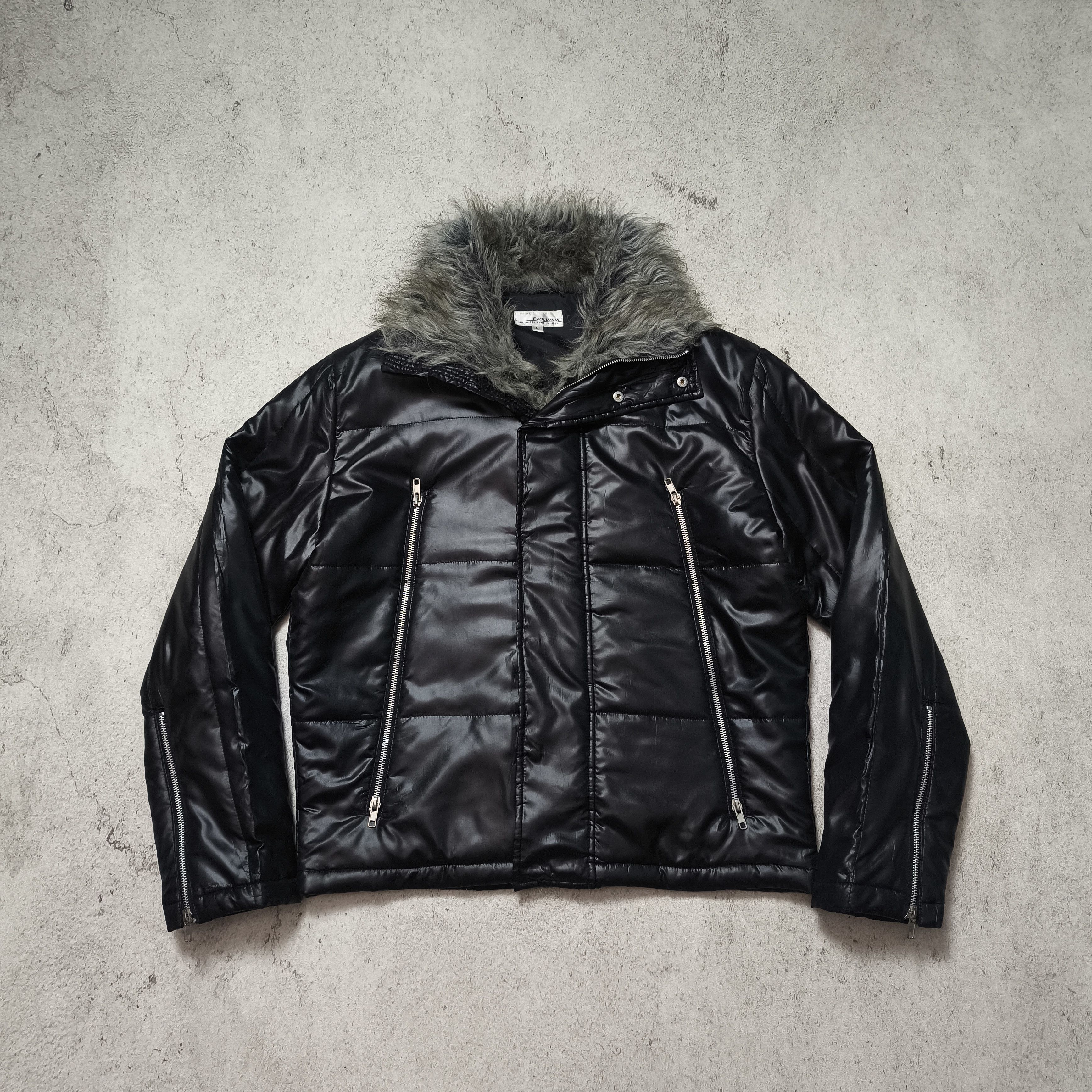 If Six Was Nine × KMRii Bernings Sho Fur Collar Rider Jacket Vkei