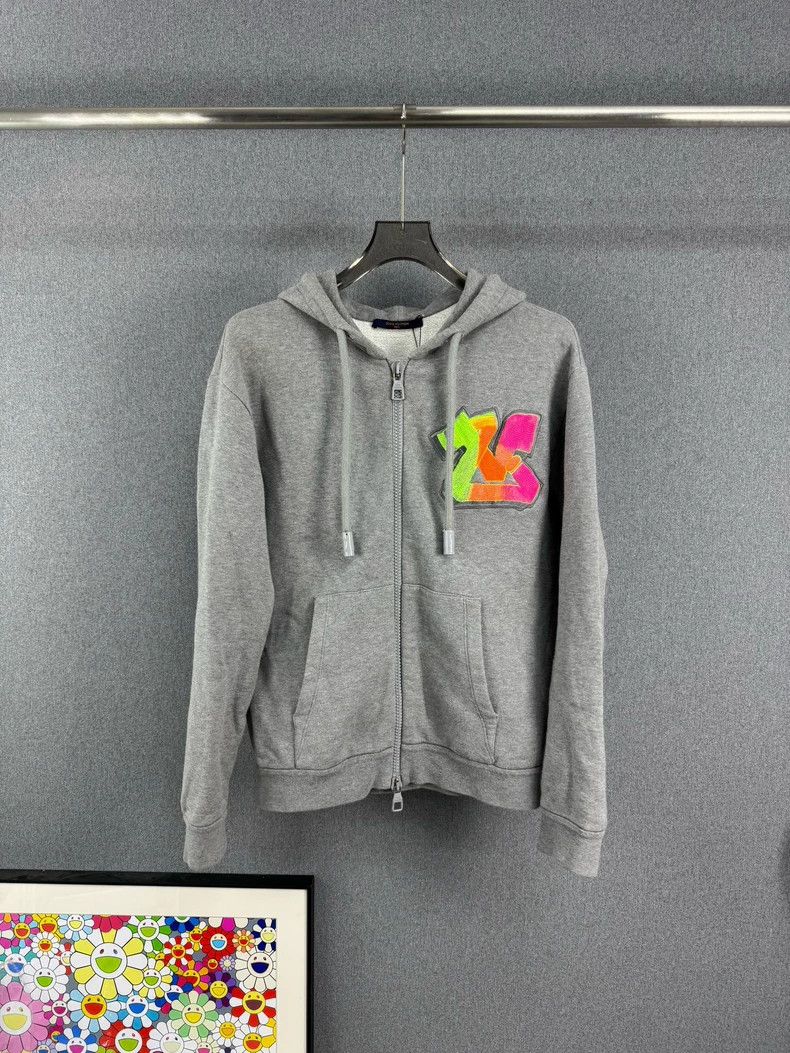 Louis Vuitton Neon embroidered LOGO jacket