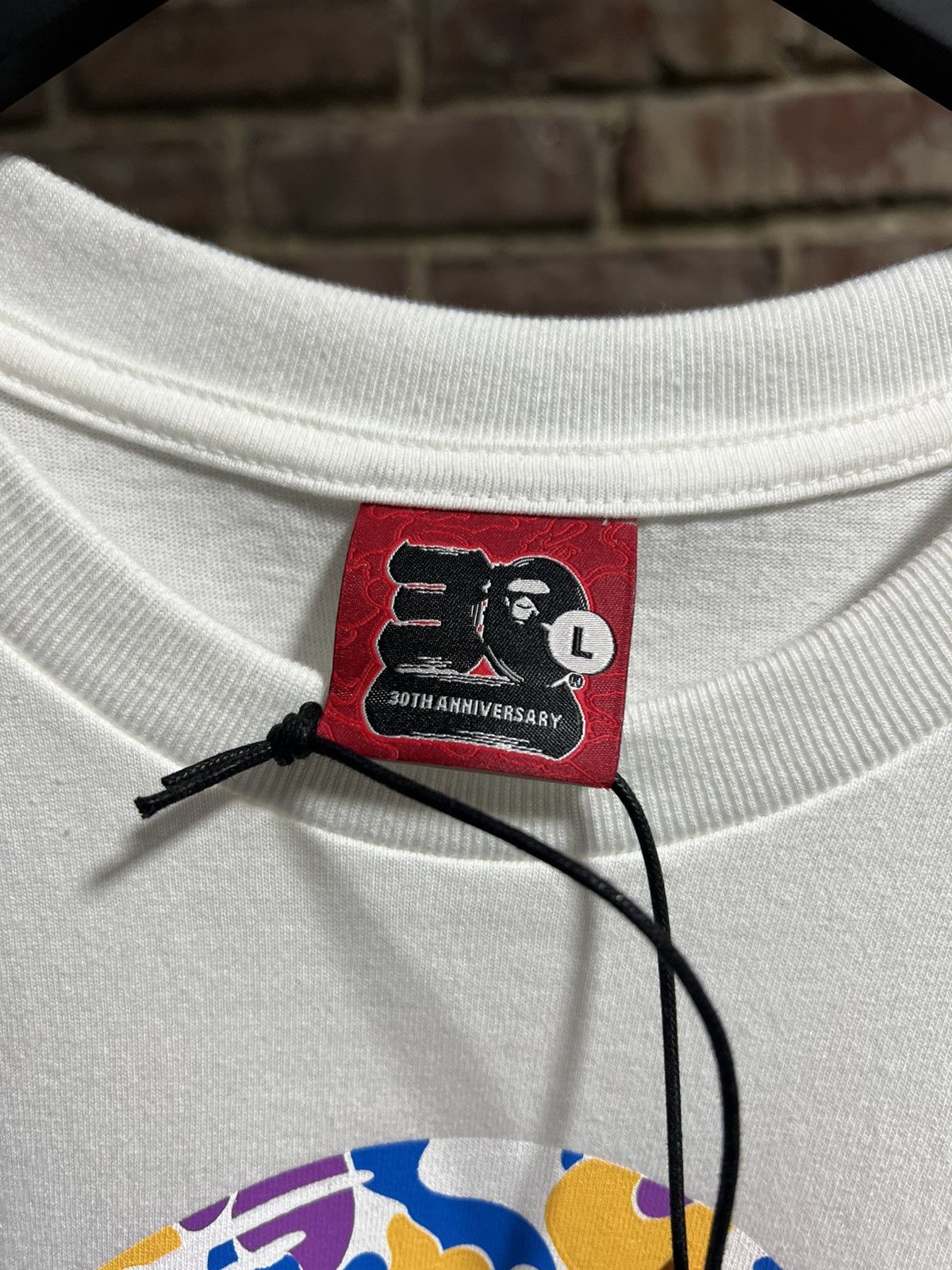 Bape Bape 30th Anniversary Ape Head Beijing Exclusive Tee Size US L / EU 52-54 / 3 - 4 Thumbnail