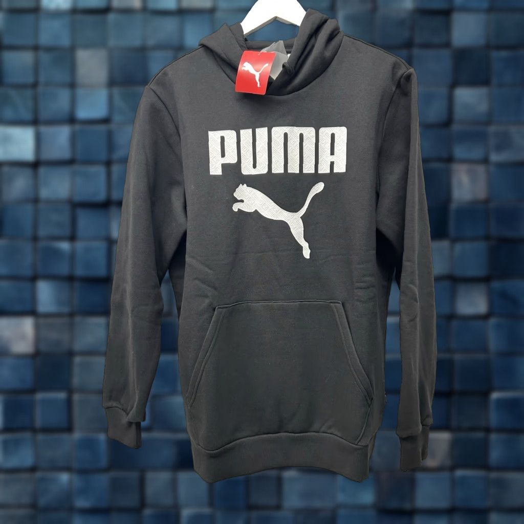 Puma NEW PUMA Italy Classic Black/White Embossed Logo Pullover Hoodie Mens M Size US M / EU 48-50 / 2 - 1 Thumbnail