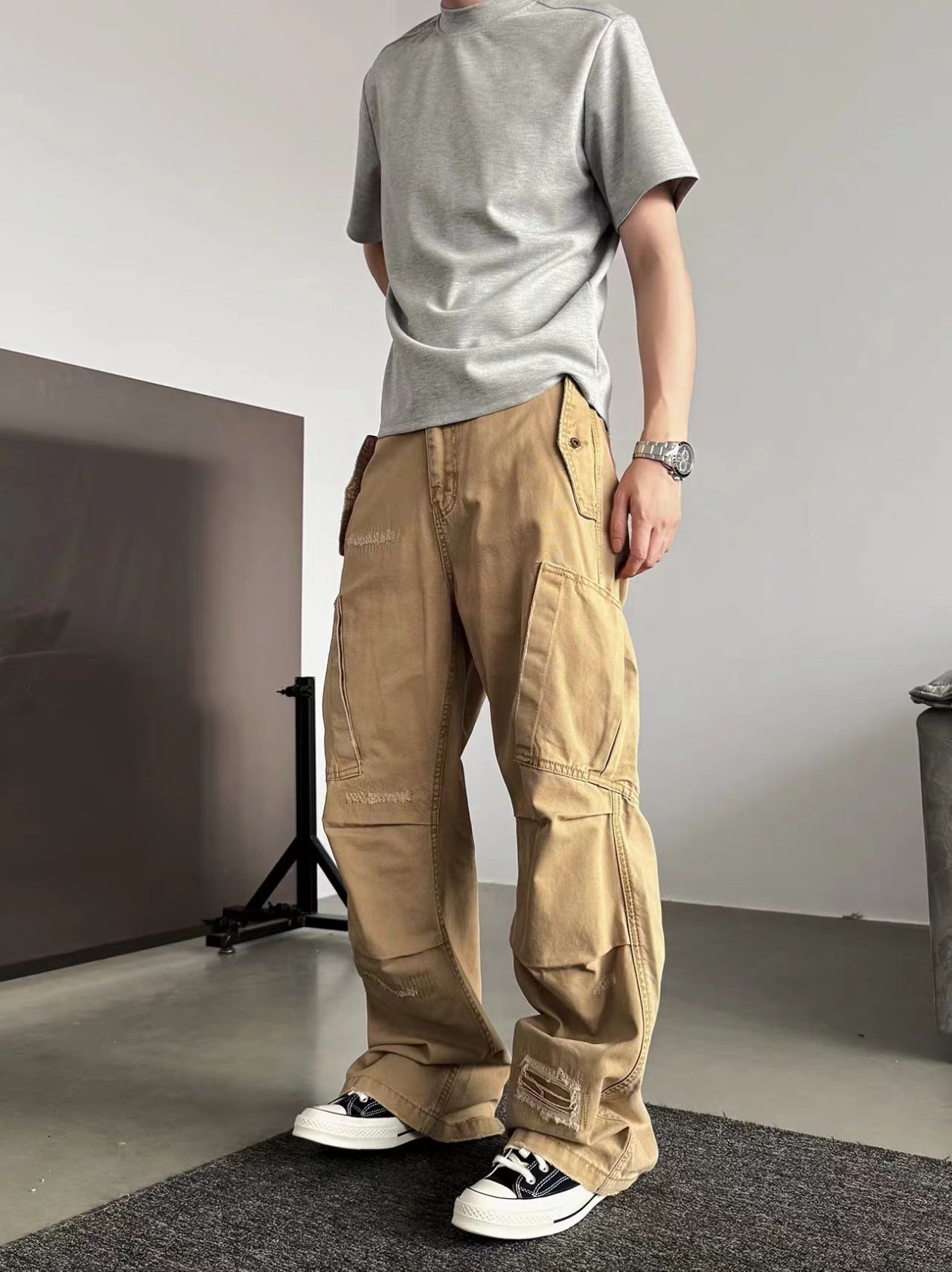 Other Relaxed-fit straight-leg jeans with slanted pockets Size US 30 / EU 46 - 1 Thumbnail