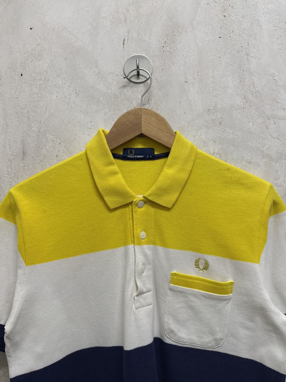 Fred Perry 🇯🇵 Fred Perry Polo Stripe T-Shirt Made in Japan Size US M / EU 48-50 / 2 - 2 Thumbnail