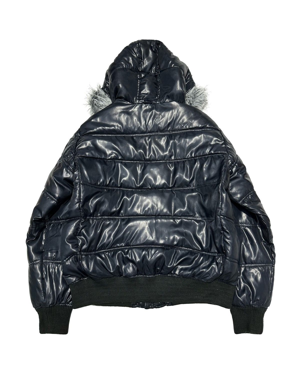If Six Was Nine Y2k Faux Fur Puffer Jacket Ifsixwasnine Lgb Style Size US L / EU 52-54 / 3 - 6 Thumbnail