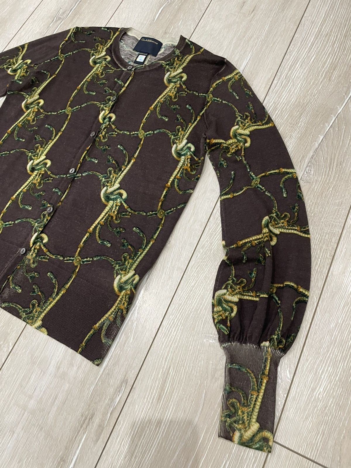 Designer × Just Cavalli × Roberto Cavalli Roberto Cavalli Class snake logo cardigan long sleeve Size M / US 6-8 / IT 42-44 - 4 Thumbnail