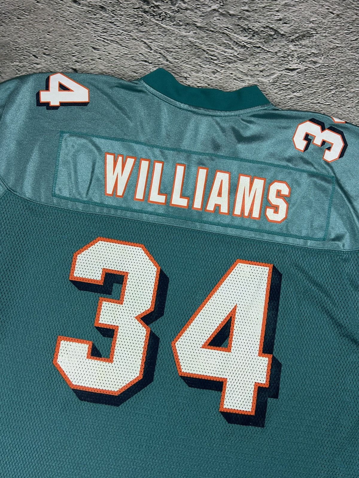 NFL Ricky Williams #34 Miami Dolphins NFL Jersey Reebok Size US XL / EU 56 / 4 - 8 Thumbnail