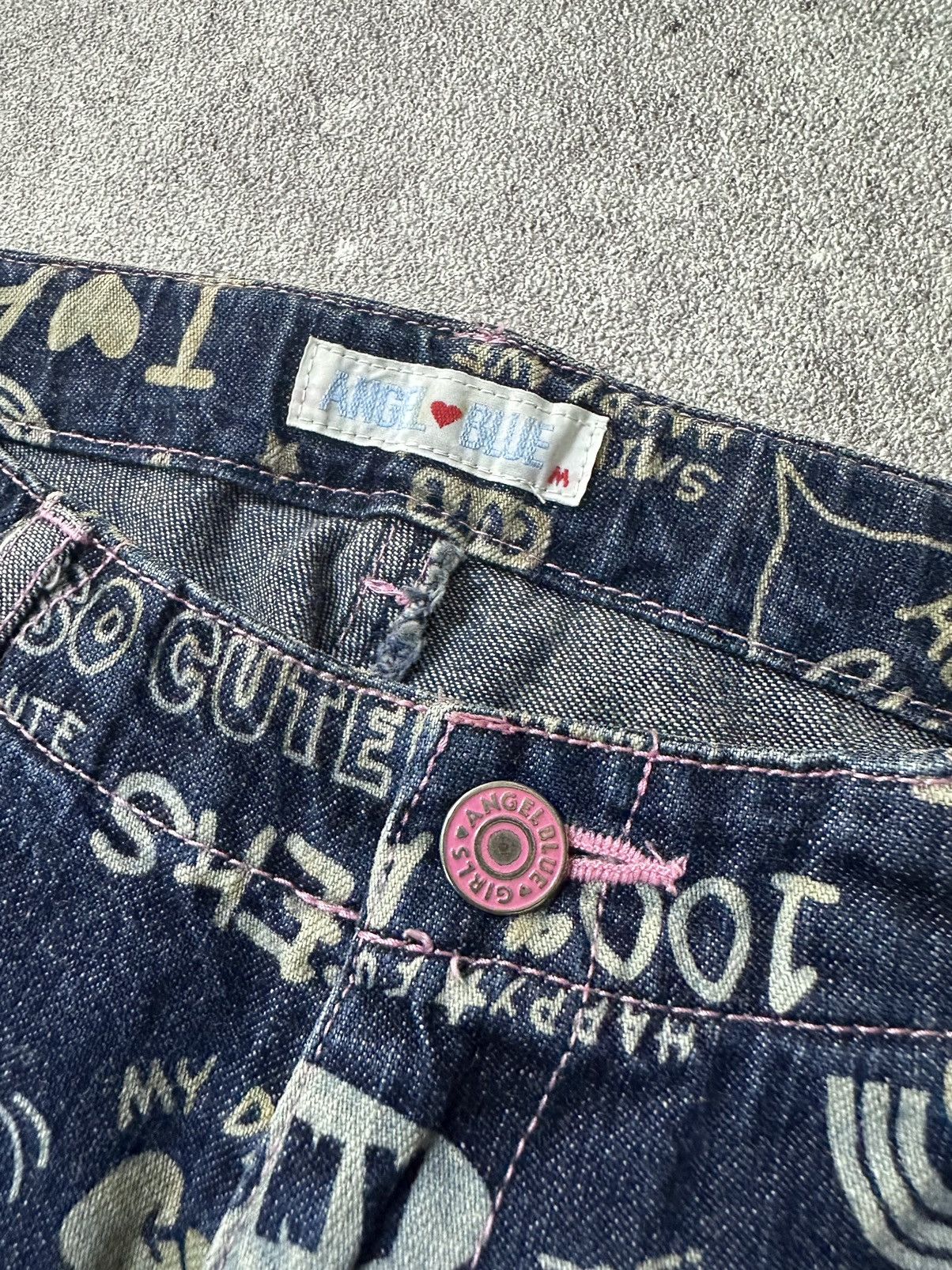 Angel Blue Y2K Japanes Angel Blue Flare Jeans Size 27" / US 4 / IT 40 - 8 Thumbnail