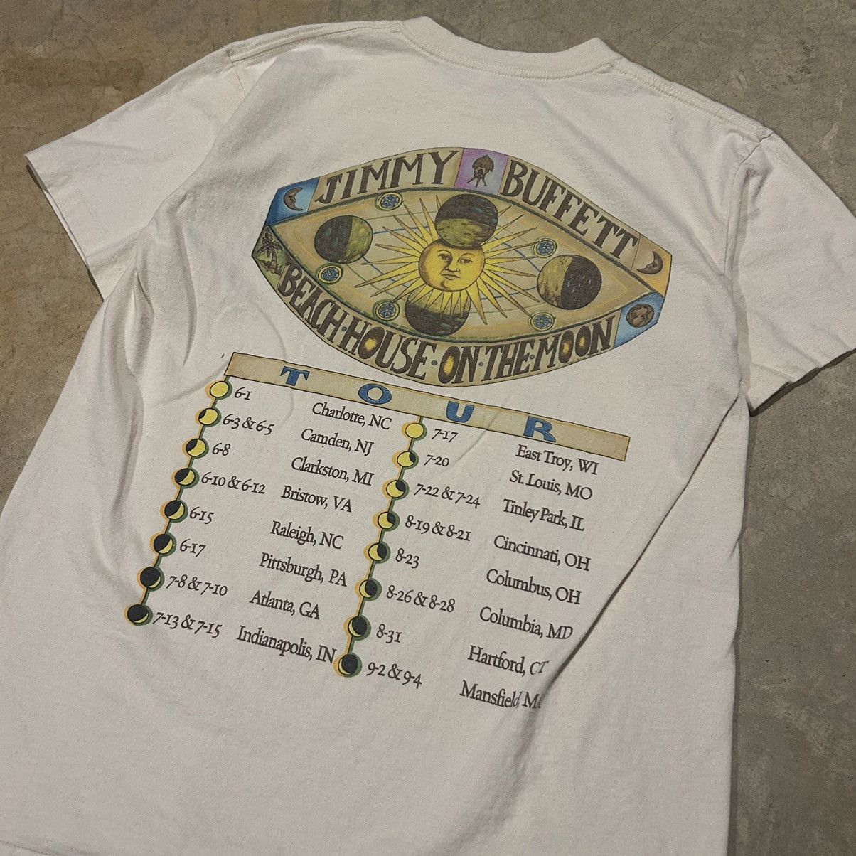 Band Tees × Vintage Crazy Vintage 90s Jimmy Buffet Beach House on the Moon Tee Size US L / EU 52-54 / 3 - 6 Thumbnail