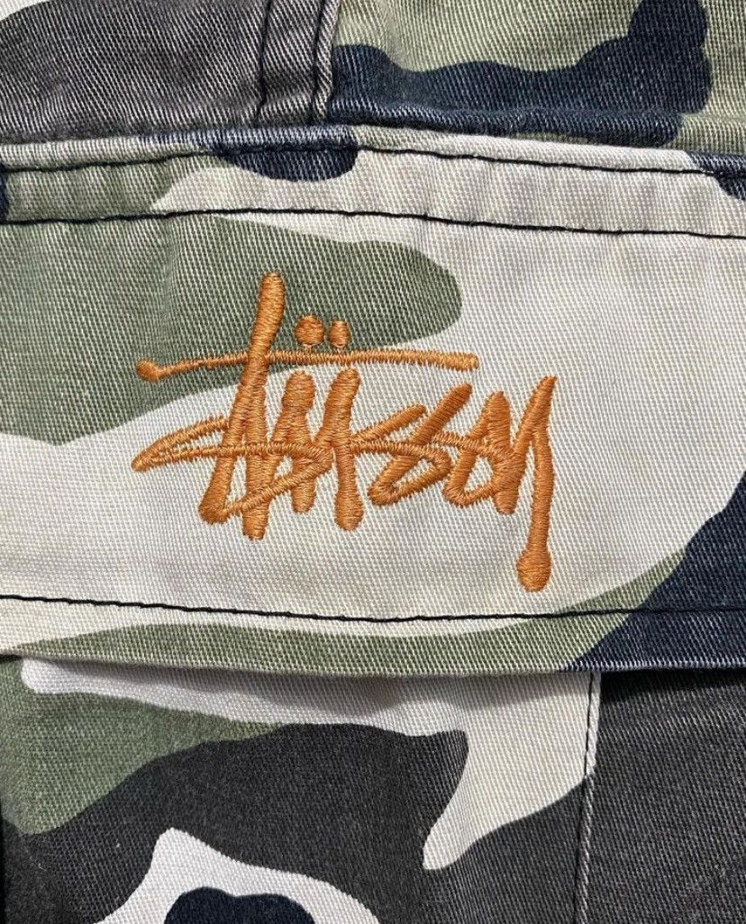 Stussy Vintage 90s Stussy Camouflage Short Cargo Made in USA Size US 34 / EU 50 - 6 Thumbnail