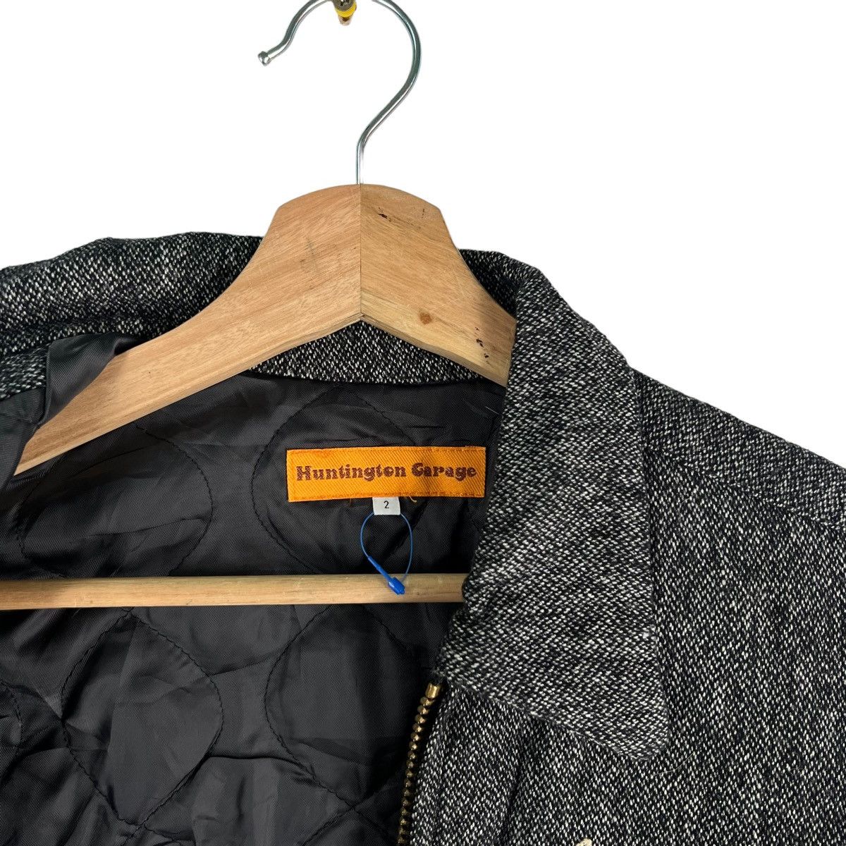 Japanese Brand × Vintage 🔥VINTAGE BIKER JACKET HUNTINGTON GARAGE JAPAN ISSEY MIYAKE Size US M / EU 48-50 / 2 - 7 Thumbnail