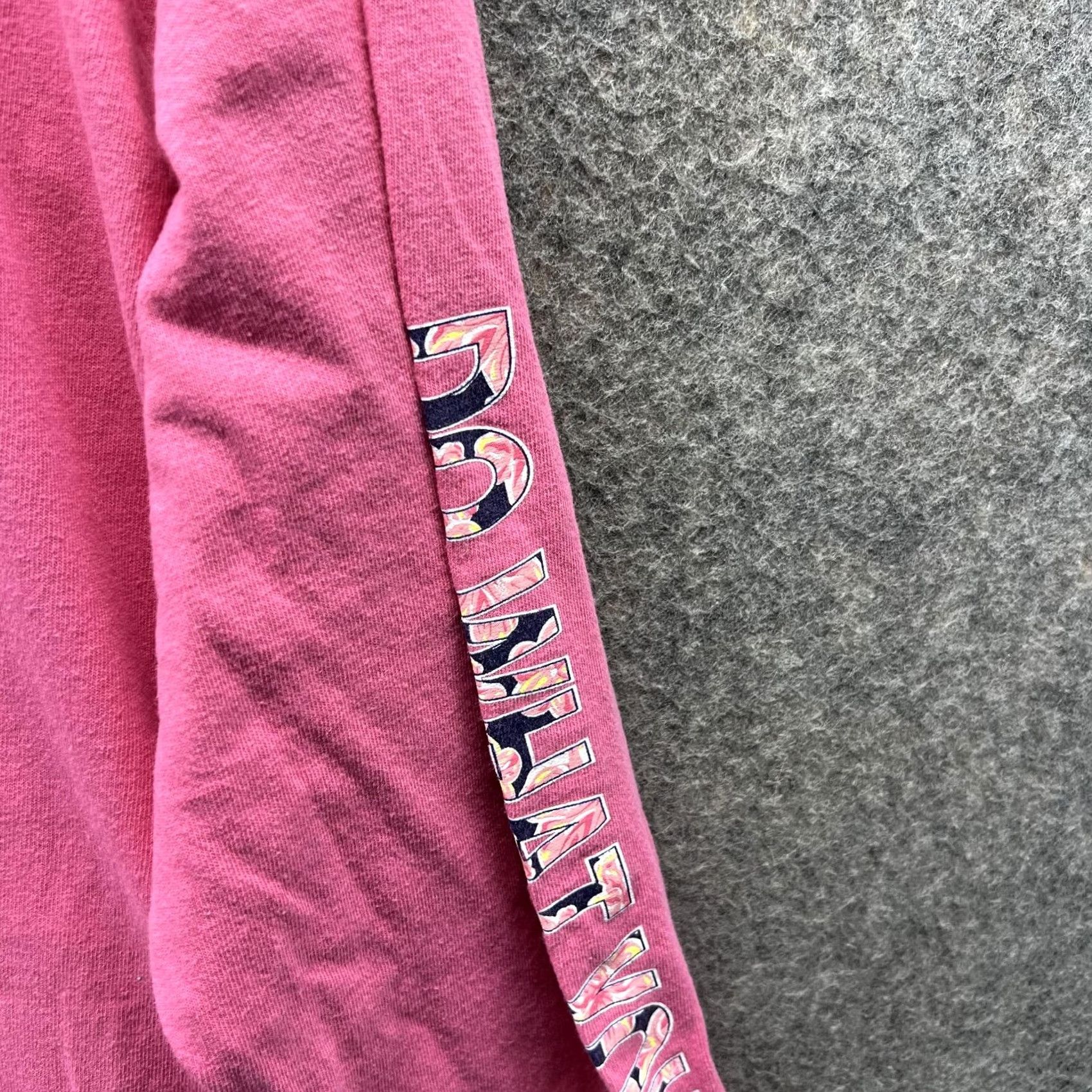 Pinko Simply Southern Shirt Men Large Pink White Casual Tee Crewneck Long Sleeve Shirt Mens Pink White Regular Century Size US L / EU 52-54 / 3 - 5 Thumbnail
