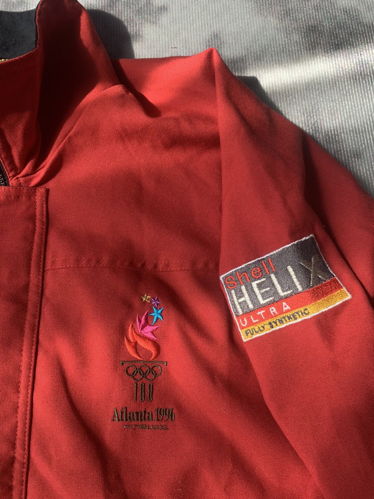 USA Olympics × Vintage Vintage 1996 Atlanta Olympics Shell Jacket Size US XL / EU 56 / 4 - 3 Thumbnail
