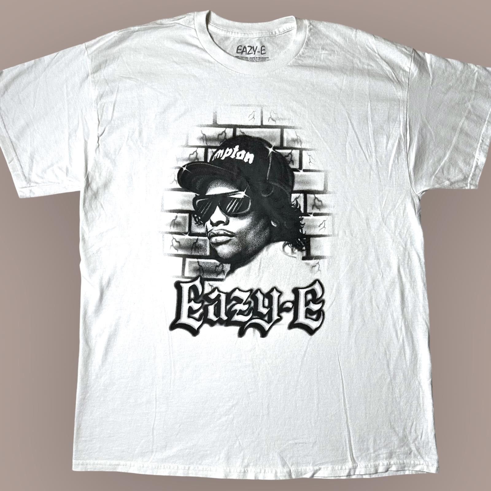Rap Tees NWOT Eazy-E Airbrush Graphic T-Shirt Hip Hop Legend Mens L Size US L / EU 52-54 / 3 - 1 Thumbnail