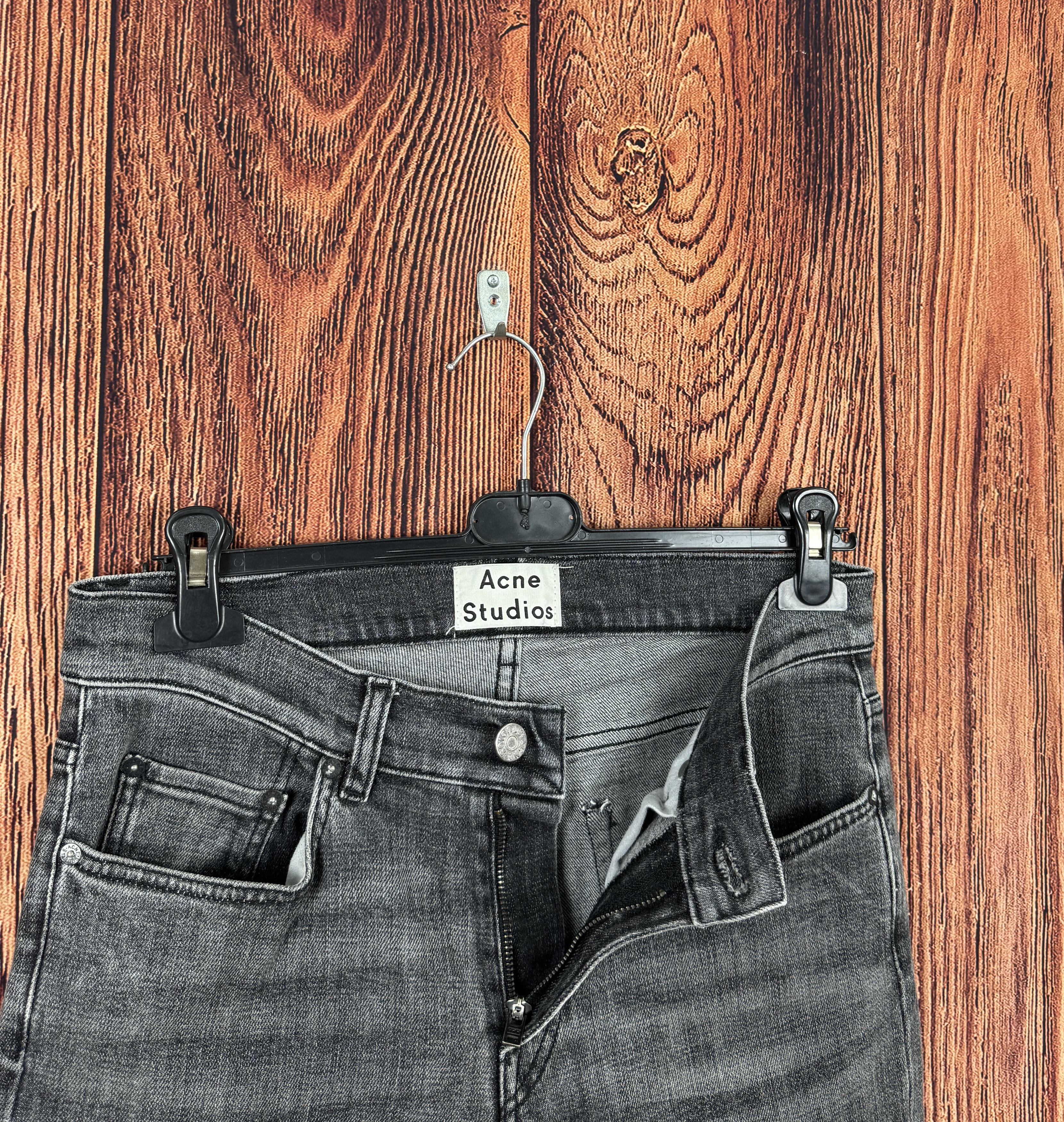 Acne Studios ACNE Studios Ace Eighties Black Denim Jeans W29 L32 Size US 29 - 10 Thumbnail