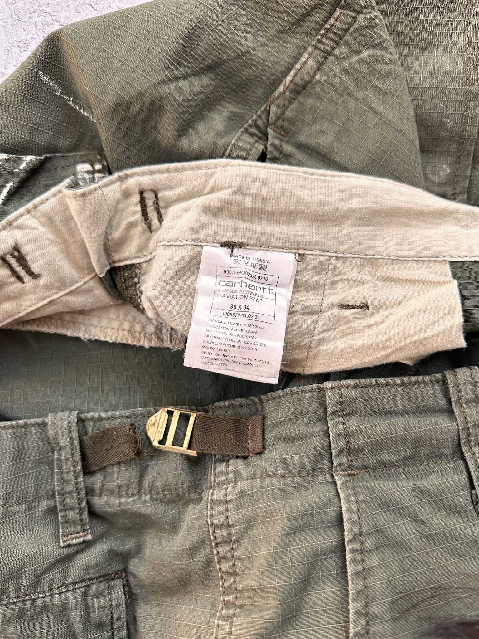 Carhartt × Vintage Vintage Carhartt Aviation Cargo Workwear Pant Size US 36 / EU 52 - 5 Thumbnail