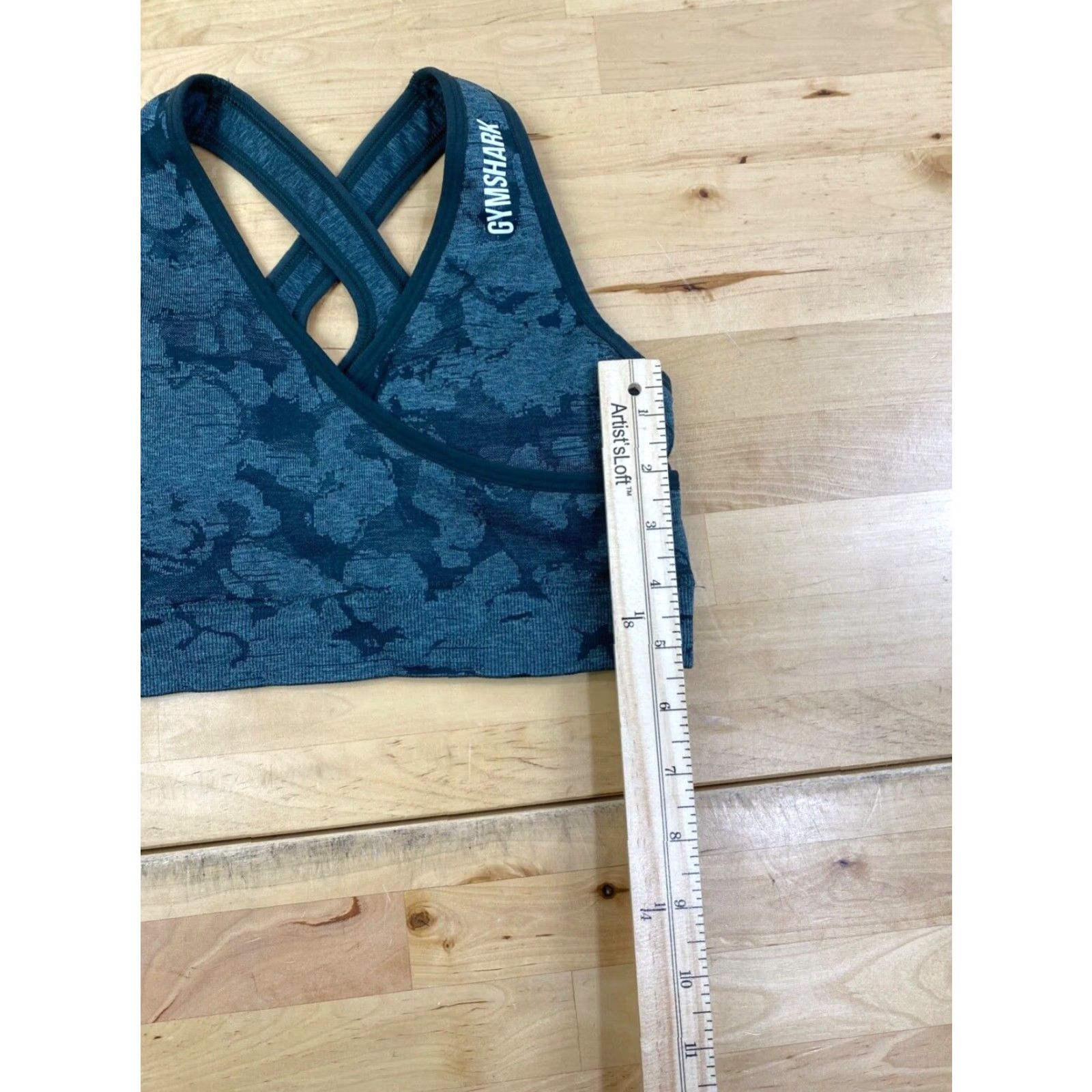 Gymshark GymShark Racerback Sports Bra Womens S Green Activewear Training 10961 Size ONE SIZE - 2 Thumbnail