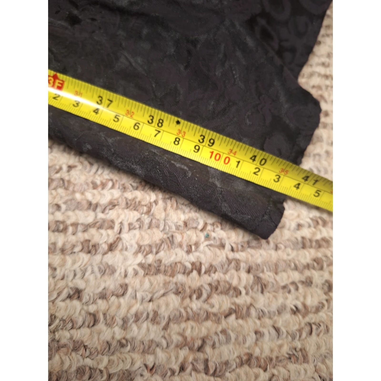 Vintage Chic Star Skirt M Black Lace-up Renaissance Goth Metal Vamp Nwt Size 32" / US 10 / IT 46 - 7 Thumbnail