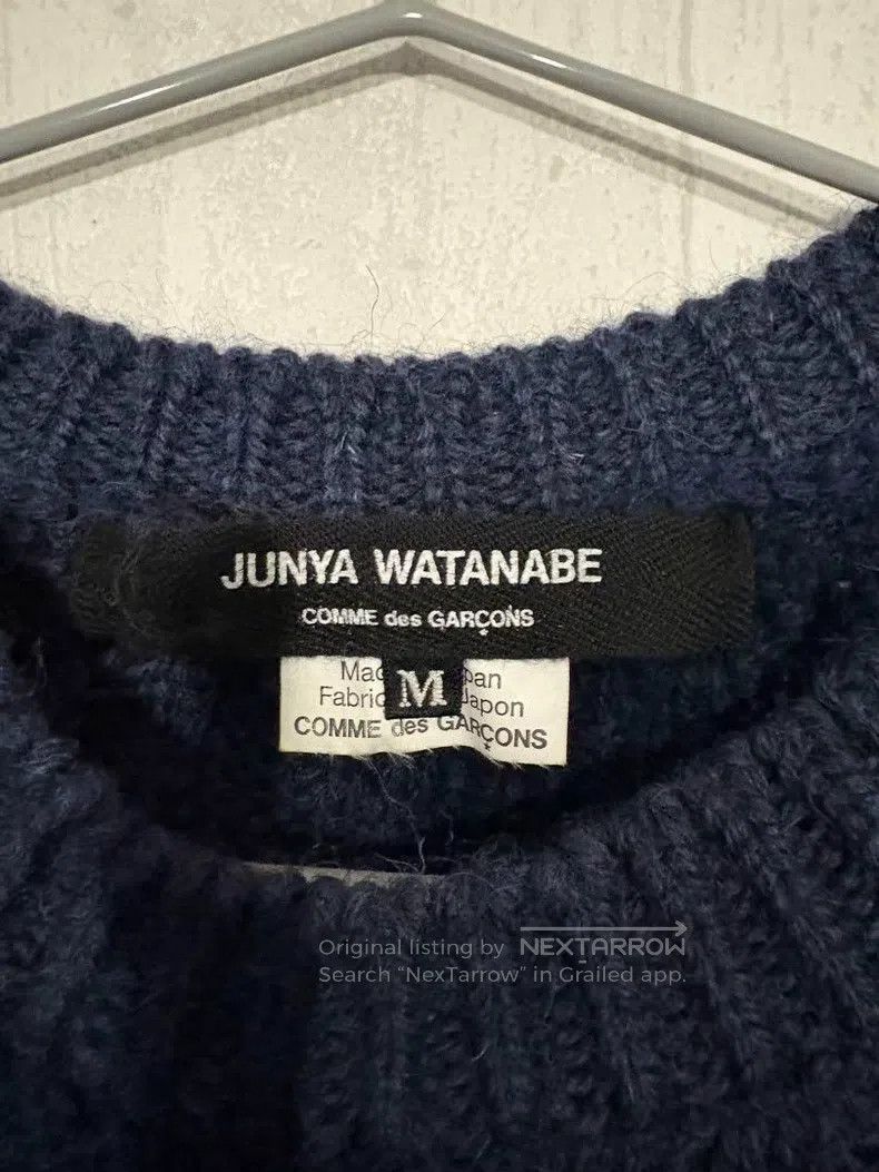 Junya Watanabe Junya Watanabe Leopard Print Patchwork Sweater Size M / US 6-8 / IT 42-44 - 3 Thumbnail