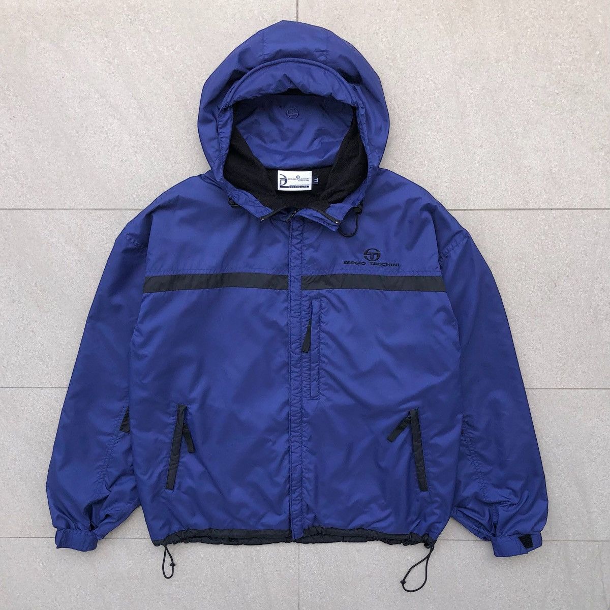 Sergio Tacchini Sergio Tacchini Embroidery Logo Windbreaker Jacket Size US L / EU 52-54 / 3 - 4 Thumbnail