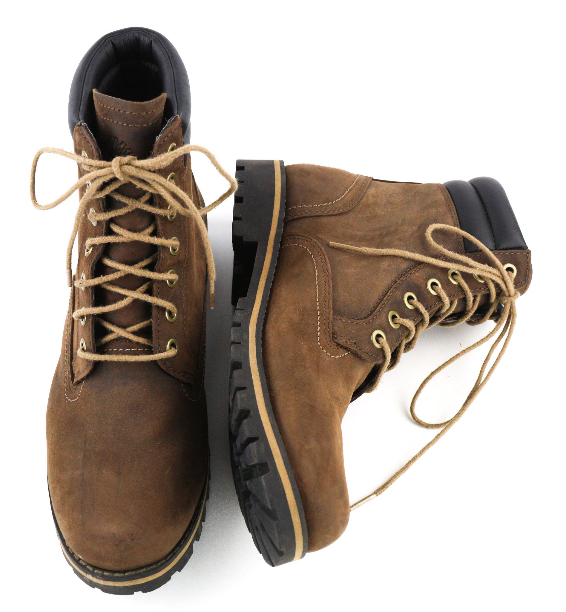 Timberland 6857B UK8 Brown Leather Aged Waterproof Boots 79964 Size US 8.5 / EU 41-42 - 5 Thumbnail