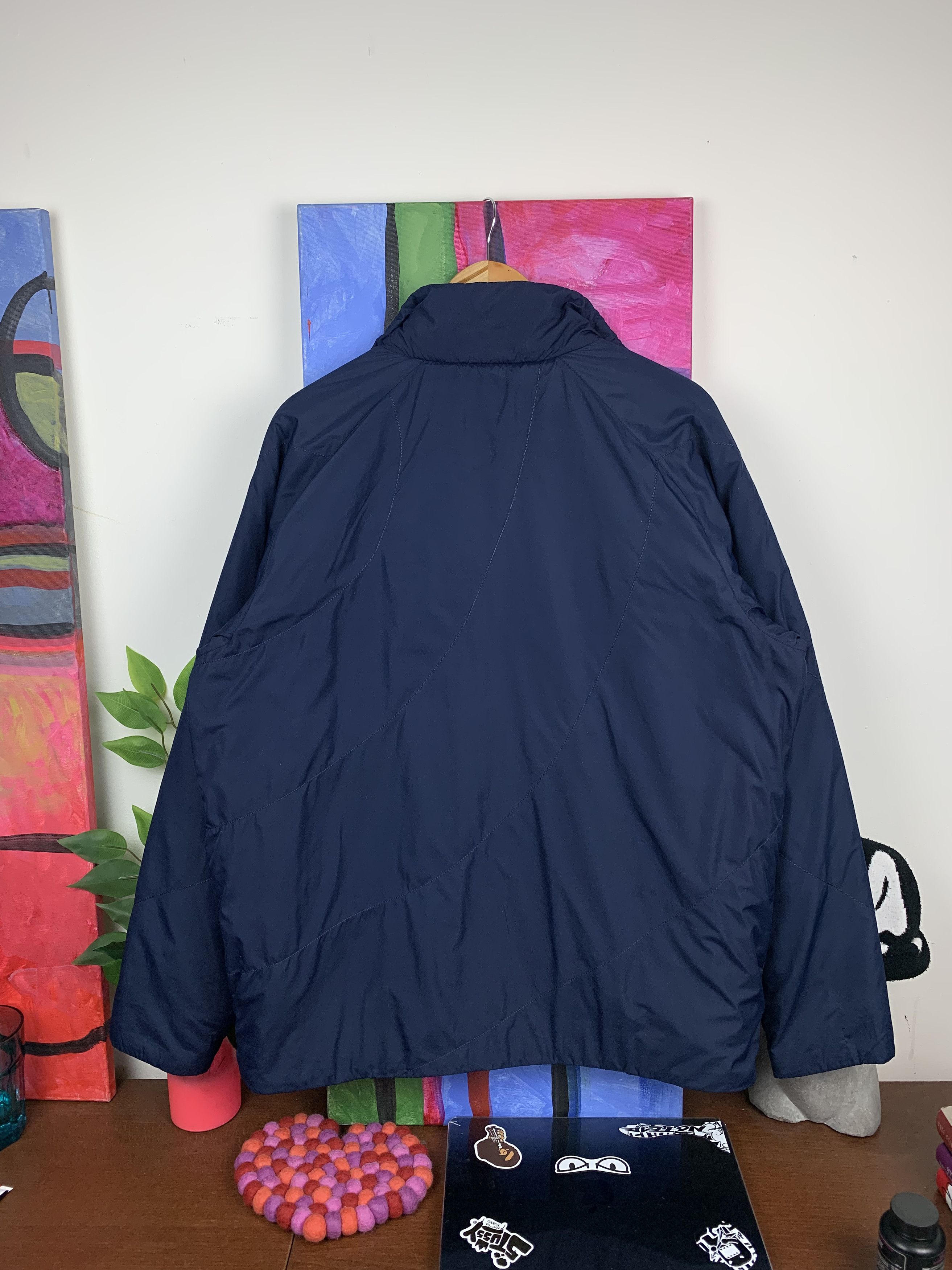 Nike Nike T90 Vintage 00s Blue Drill Light Jacket Total 90 Size US L / EU 52-54 / 3 - 2 Thumbnail