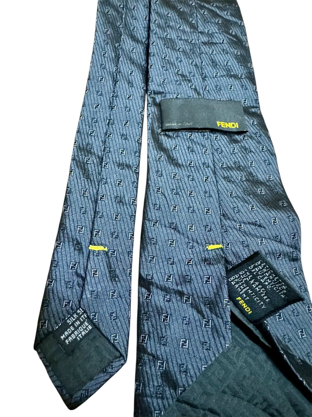 Fendi Fendi Jacquard Pattern Tie Size ONE SIZE - 4 Thumbnail