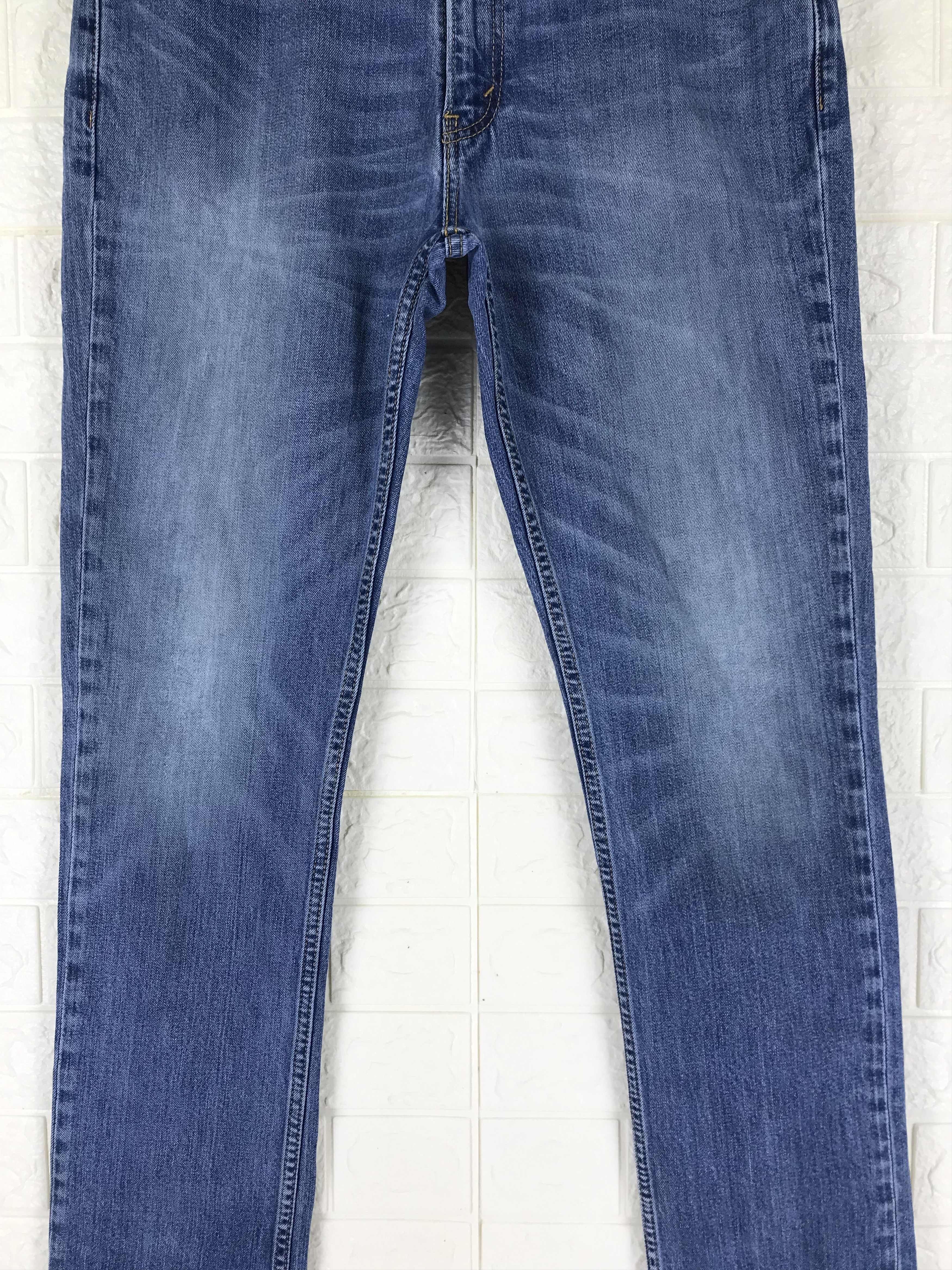 Levi's Vintage Levi's 511 Slim Cut Jeans Blue Washed Denim Size US 36 / EU 52 - 3 Thumbnail