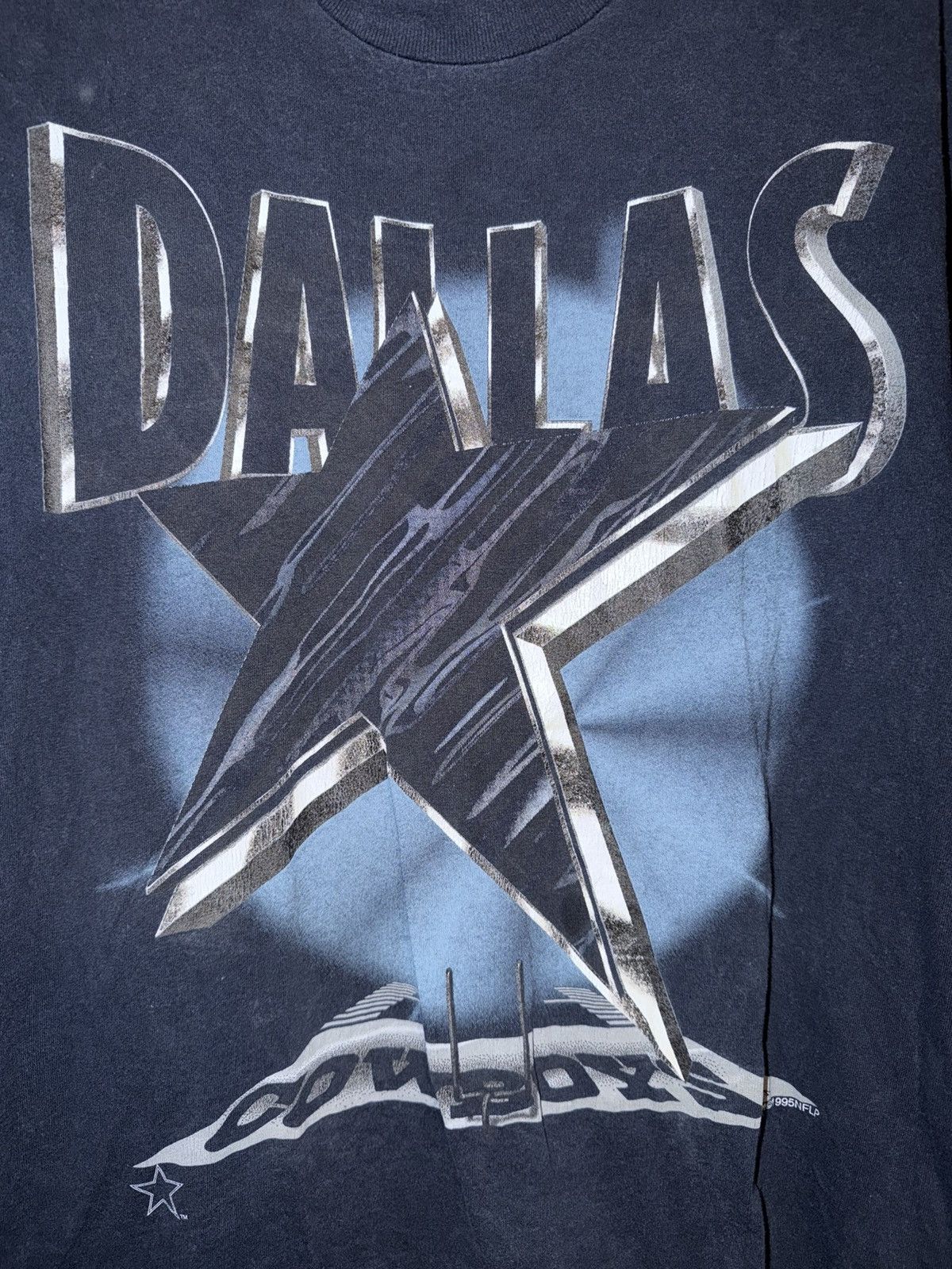 Other Vtg Single Stitch 90s NFL Dallas Cowboys TShirt Star Logo XL Size US XL / EU 56 / 4 - 2 Thumbnail