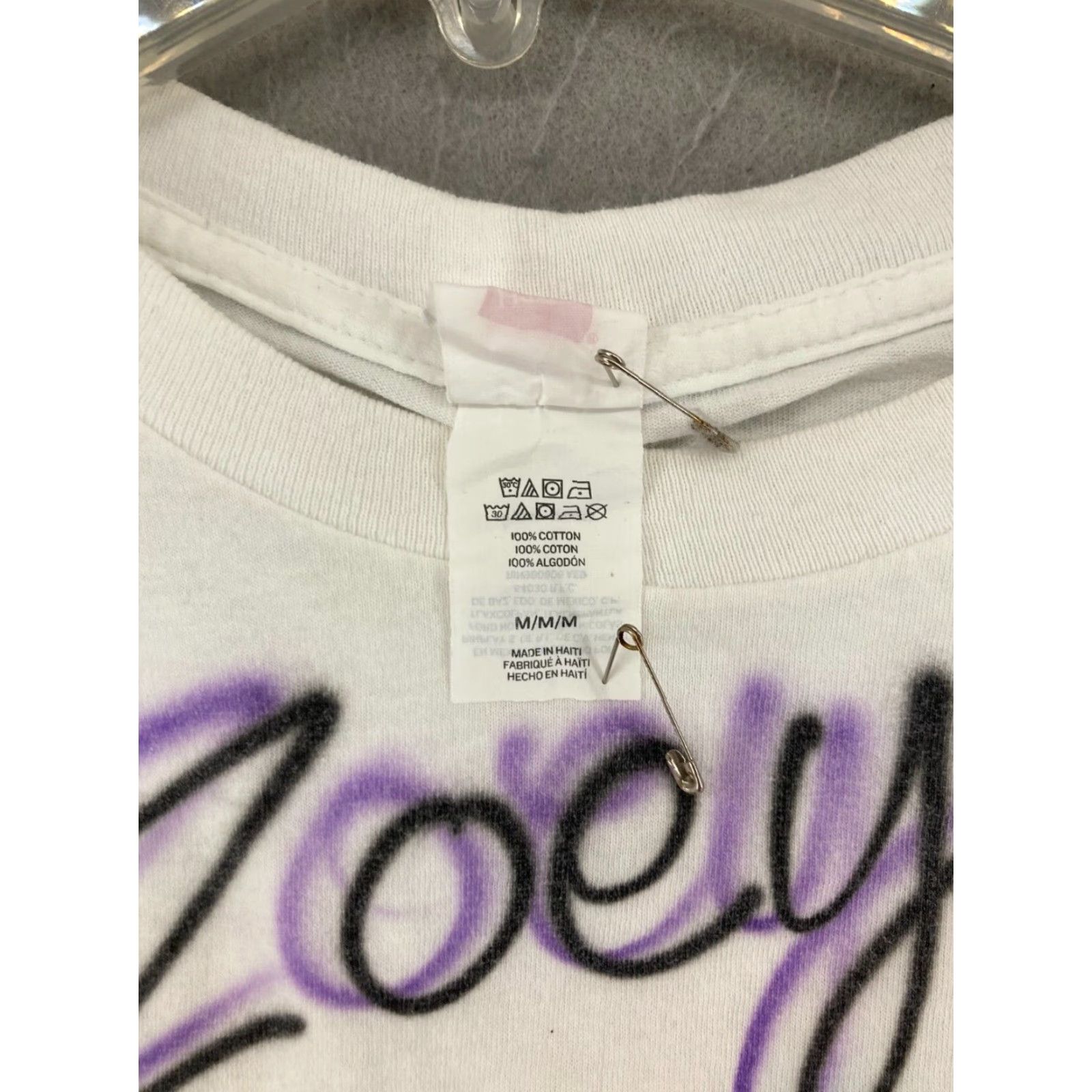 Hanes Hanes Women's T-Shirt Airbrush Stitch Myrtle Beach 2021 Crew Neck Short Sleeve Solid White Size M Size M / US 6-8 / IT 42-44 - 6 Thumbnail