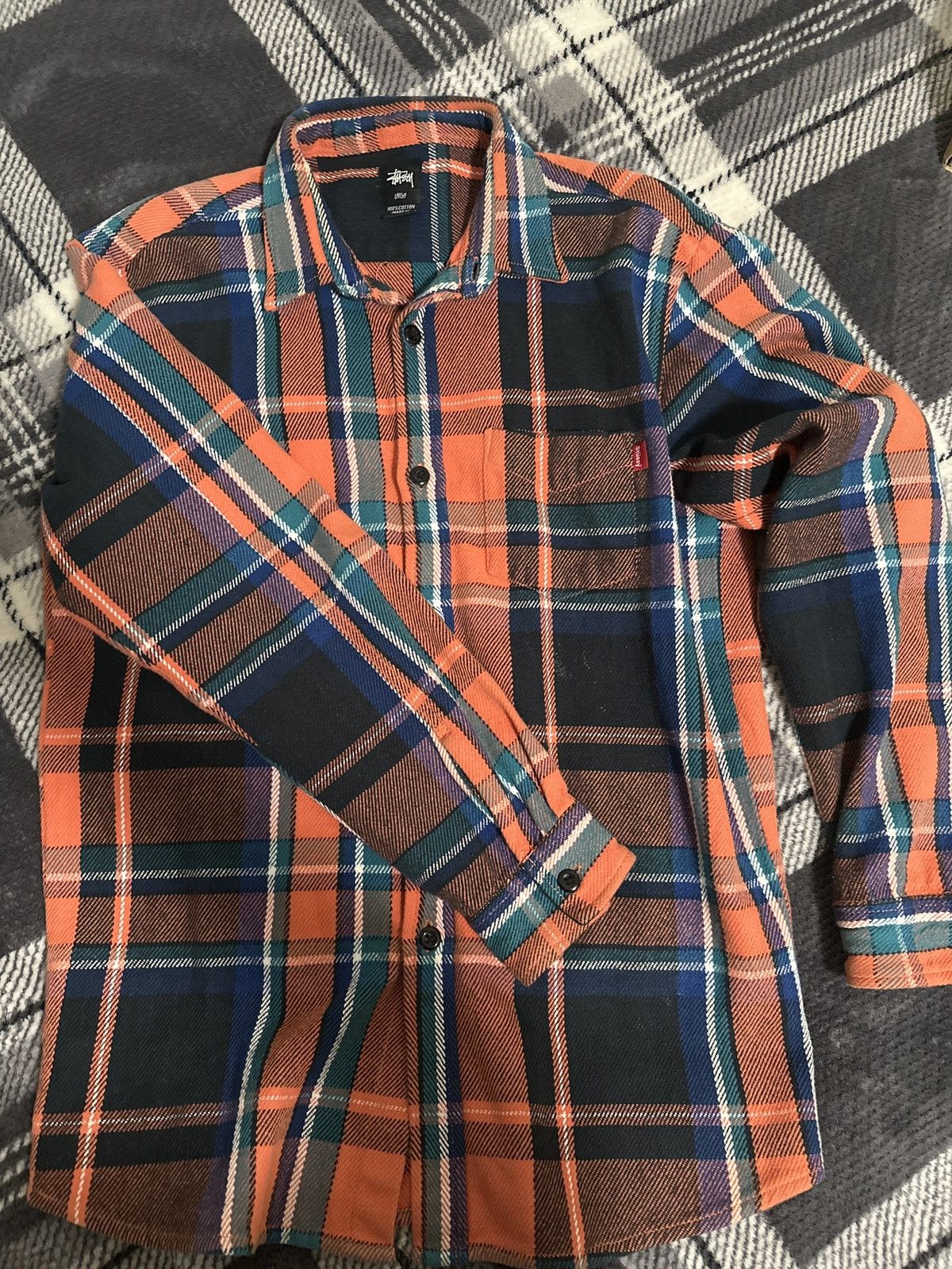 Stussy stussy flannel Size US L / EU 52-54 / 3 - 2 Thumbnail