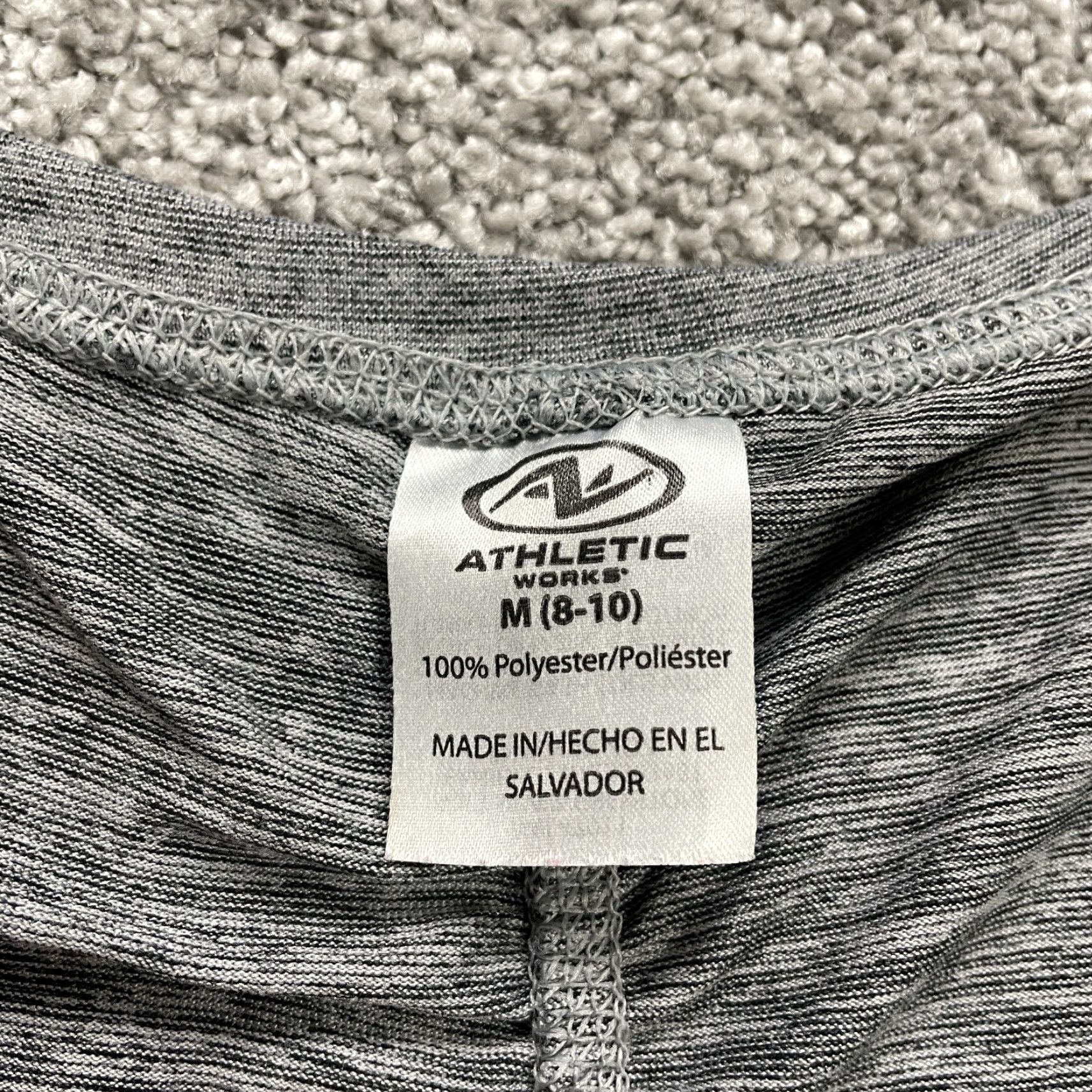 Vintage Athletic Works Active Top Womens M Gray Round Neck Long Sleeve T-Shirt Size M / US 6-8 / IT 42-44 - 4 Thumbnail
