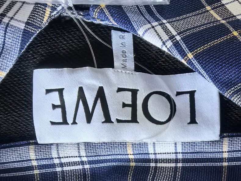 Loewe Loewe Men's long sleeve plaid shirt Size US M / EU 48-50 / 2 - 6 Thumbnail