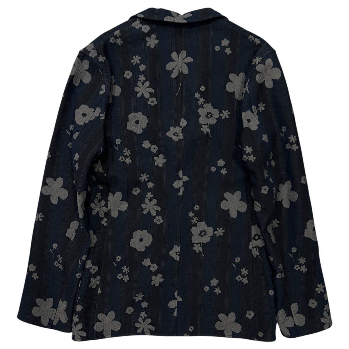 Hermes HERMÈS Reversible Flower Painted Blazer Size 48S - 3 Thumbnail