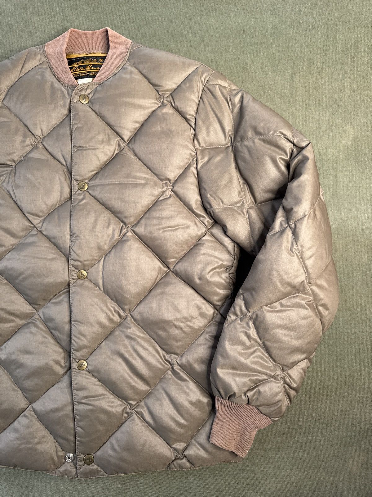 Eddie Bauer Vintage Eddie Bauer Goose Down Diamond Quilt Bomber 70s 80s Size US S / EU 44-46 / 1 - 4 Thumbnail