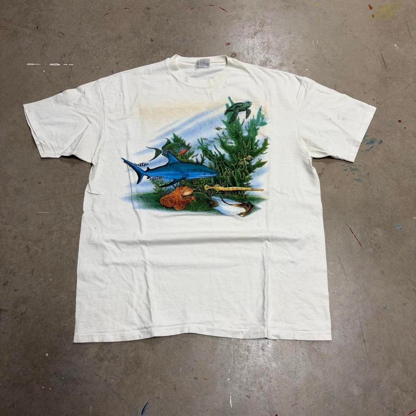 Hanes 90s aop nature tee Size US XXL / EU 58 / 5 - 2 Thumbnail