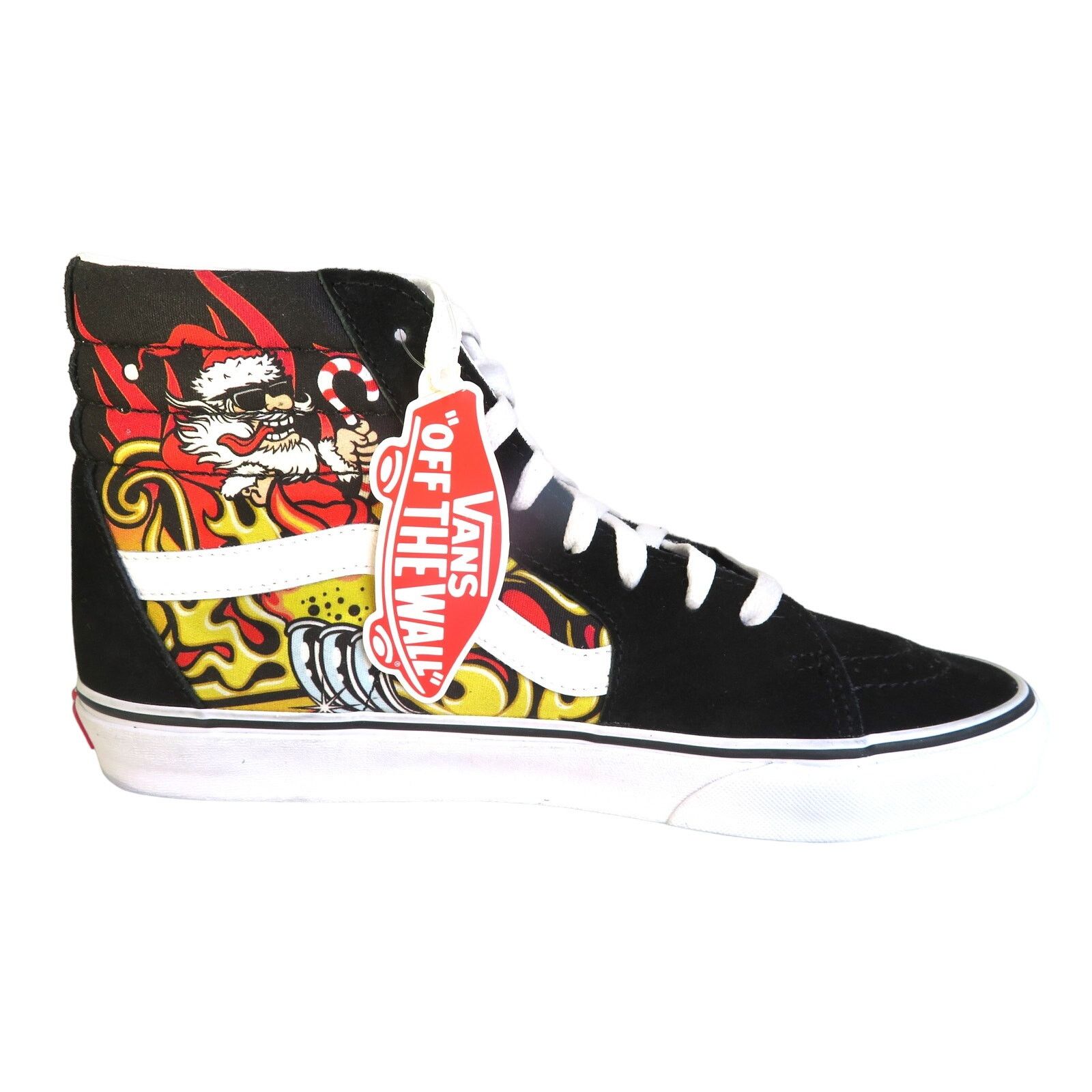 Vans New VANS Santa Flame SK8 SkateBoard Hi-Top Sneakers Size US 10 / EU 43 - 4 Thumbnail