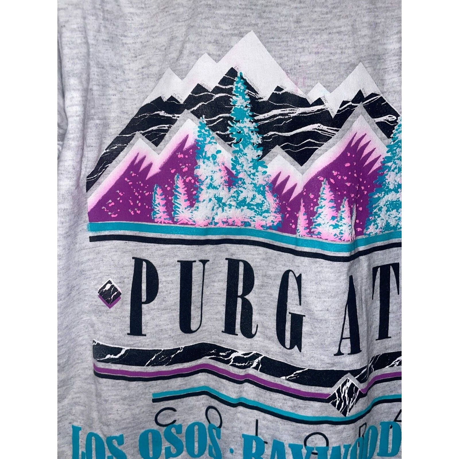 Signal Sport Vintage Purgatory Shirt Baywood Park CO Test Print Ski 90s L Size US L / EU 52-54 / 3 - 3 Thumbnail
