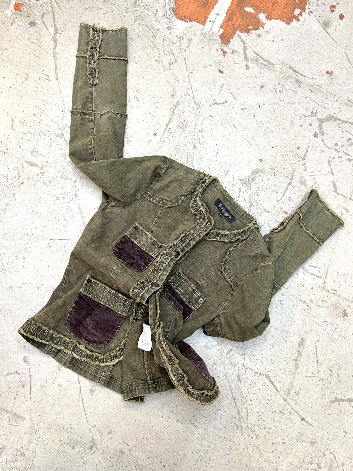 Designer × Japanese Brand 2YK ERNEST JAPAN- Vkei Patchwork Jacket Size US M / EU 48-50 / 2 - 7 Thumbnail